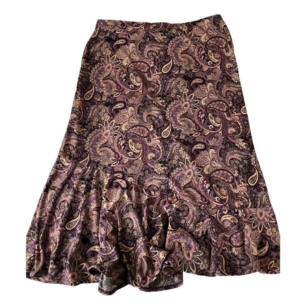Paisley Midi Skirt